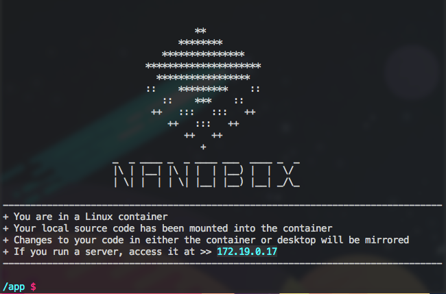 nanobox run