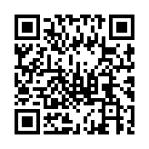 QR code linking to https://www.gohugo.cn/functions/lang/merge/