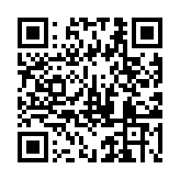 QR code linking to https://www.gohugo.cn/functions/go-template/with/